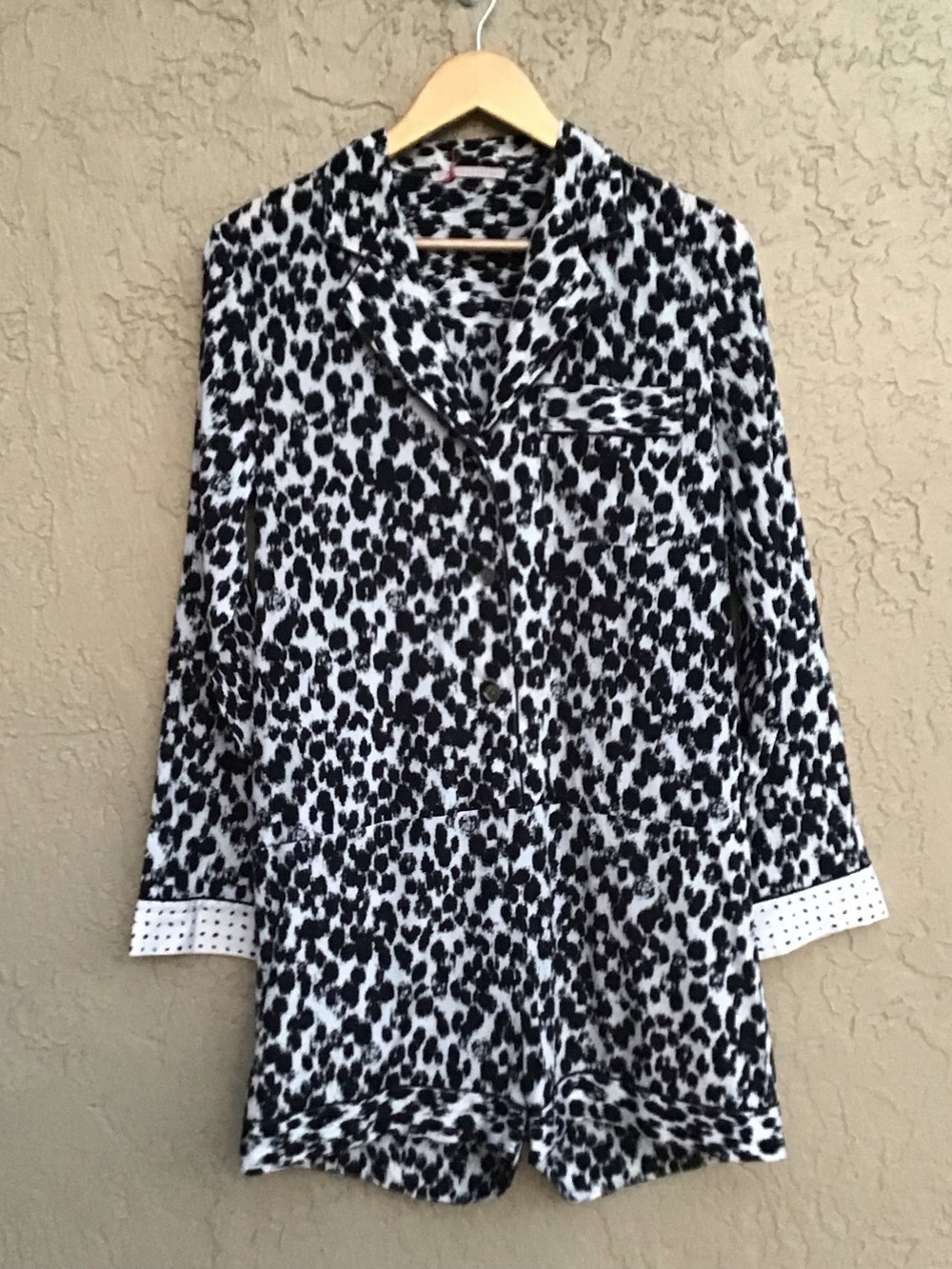 Stella McCartney Silk Animal Print Romper Playsuit
